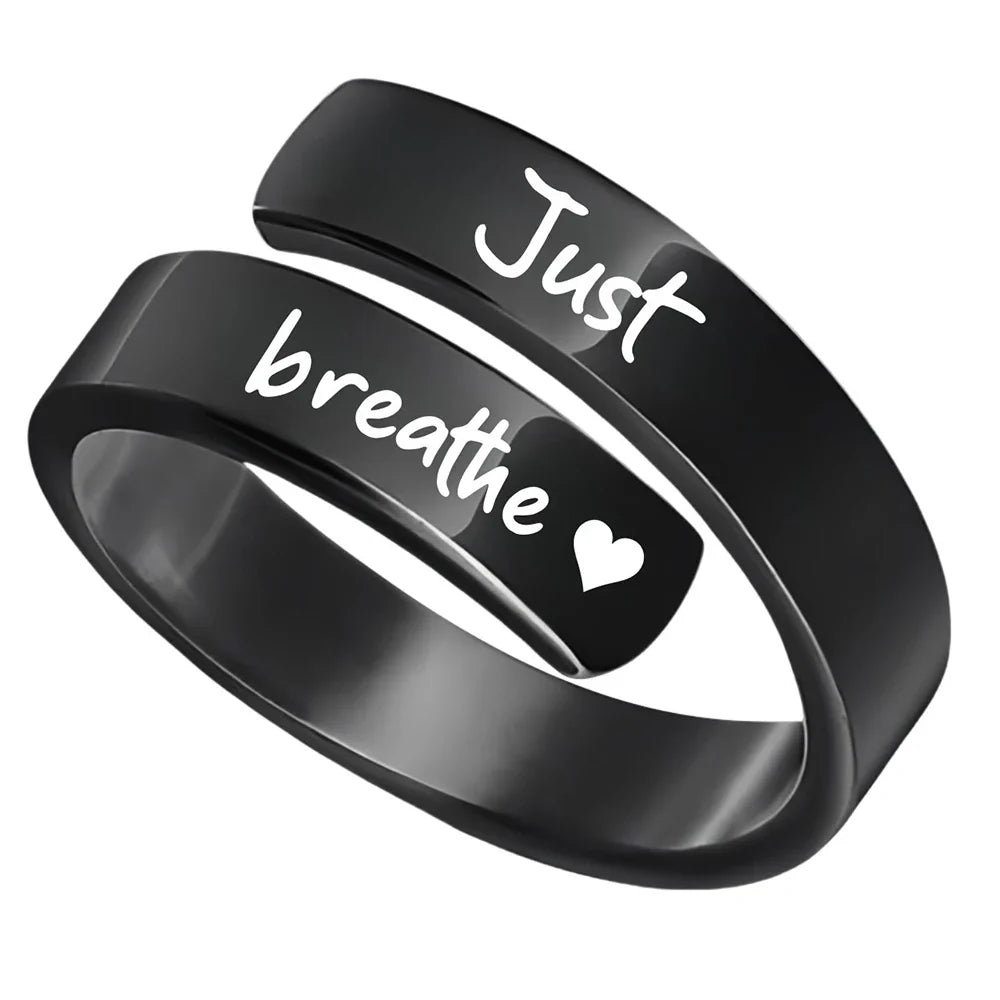 (Casi agotado) Anillo Just Breathe
